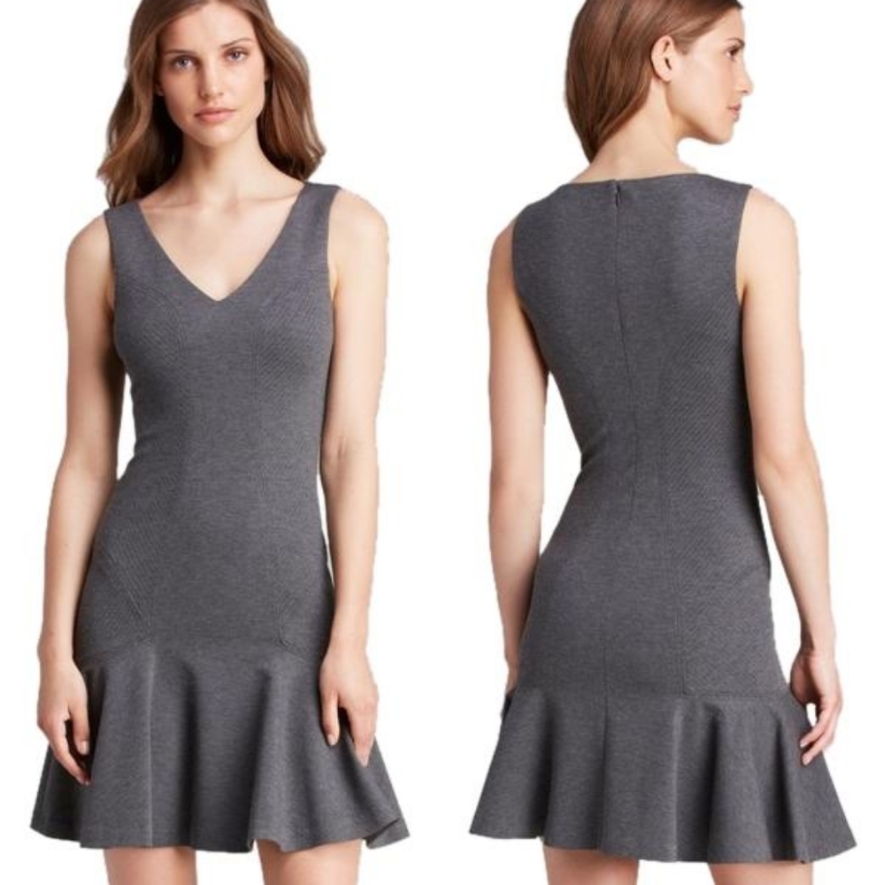 Diane Von Furstenberg grey "Carla" dress